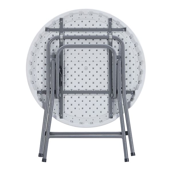 TygerClaw Versatile 32-Inch Round Folding Utility Table