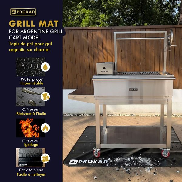 Prokan Grill Mat for Argentine Grill Cart