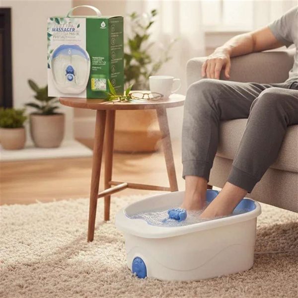 Pursonic Foot Spa Massager w/ Tea Tree Oil Foot Salt
