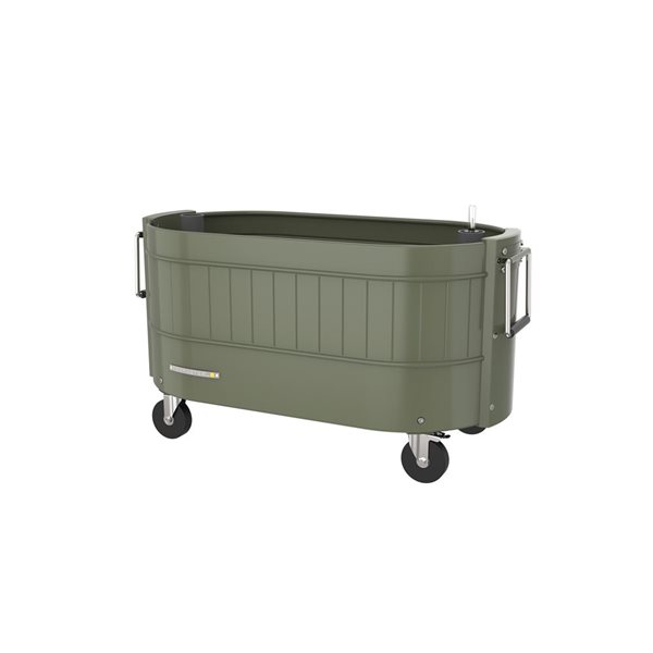 Permasteel Garden Bed w/Self-Watering System - Army Green
