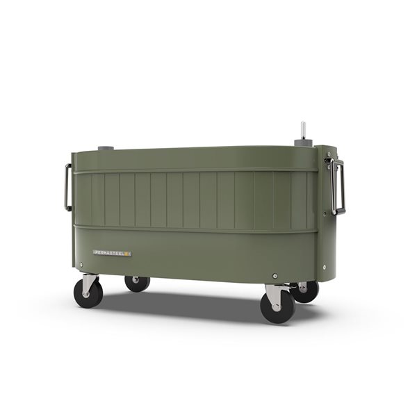 Permasteel Garden Bed w/Self-Watering System - Army Green