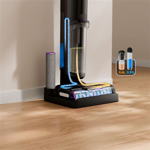 Redroad Upright Scrub and Vacuum Cleaner Cordless Multi-Surface