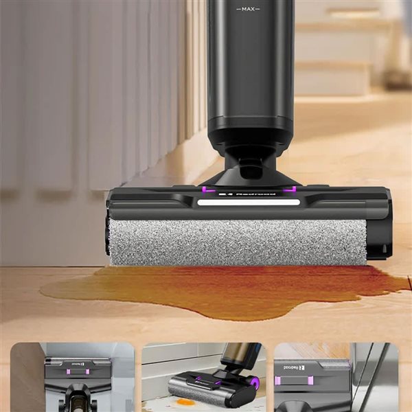Redroad Upright Scrub and Vacuum Cleaner Cordless Multi-Surface