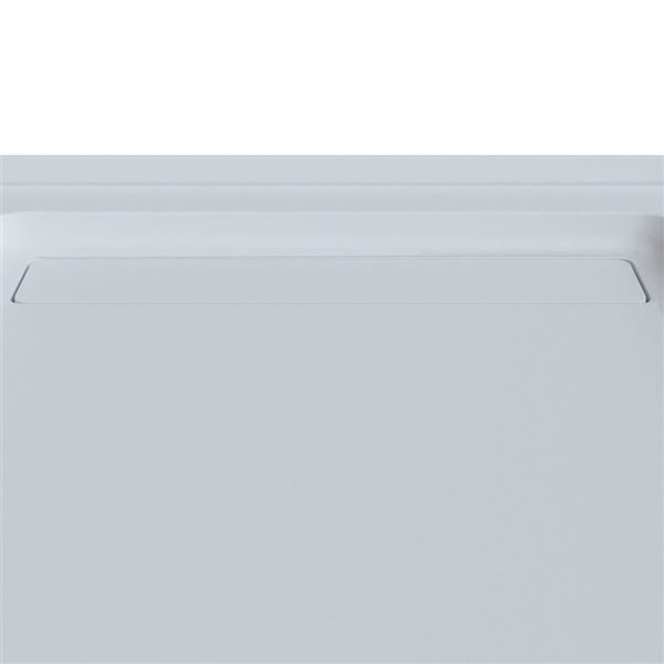 A&E Bath and Shower Evana Single Threshold Rectangle Shower Base w/ Hidden Left Side Drain 32 x 60-in - White