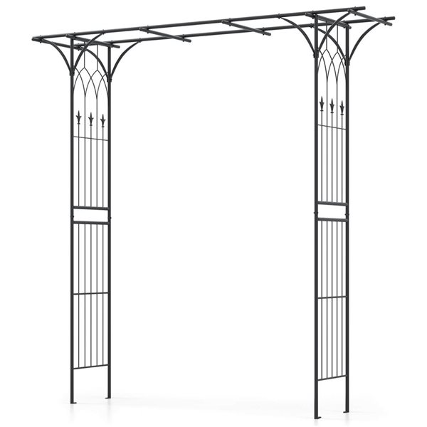 Costway Garden Wedding Arbour for Climbing Plants and Flowers
