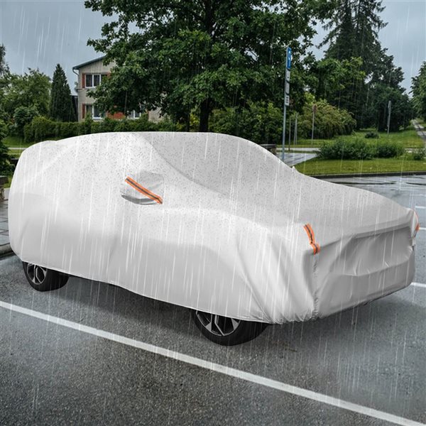 Costway Car Cover Full-Sized w/ Waterproof Cotton Lining 190-in