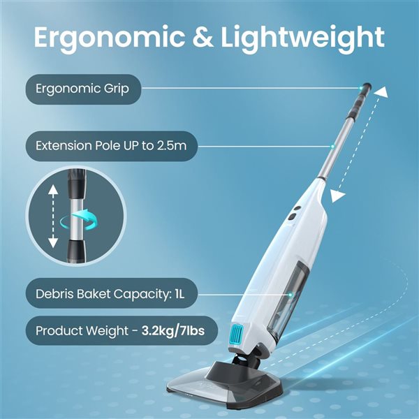 Aiper PilotFlow V3 Handheld Pool Vacuum 2.36-in