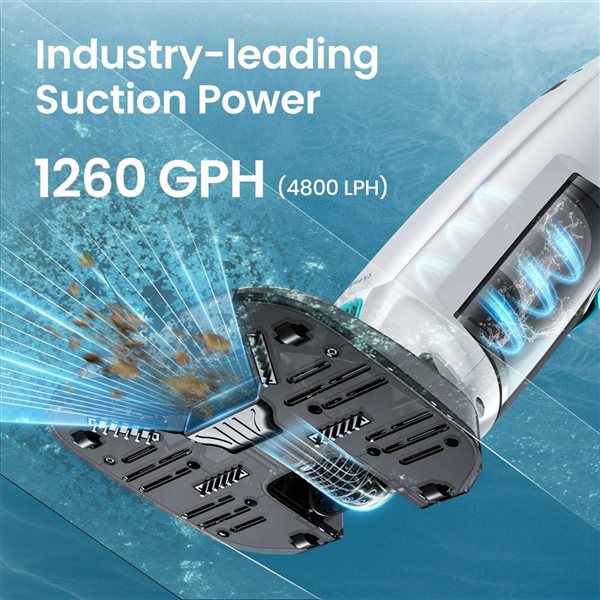 Aiper PilotFlow V3 Handheld Pool Vacuum 2.36-in