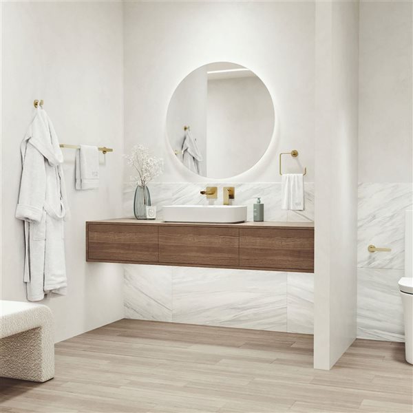 VIGO Arden Bath Hardware Set 4-Piece - Matte Brushed Gold