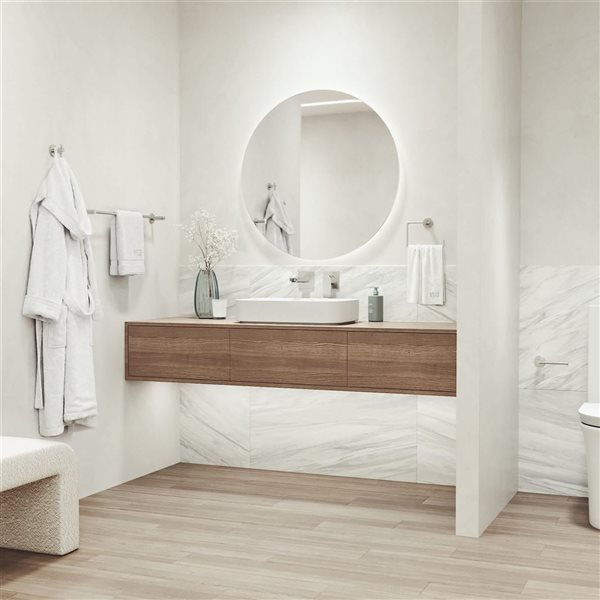 VIGO Cass Bath Hardware Set 4-Piece - Brushed Nickel