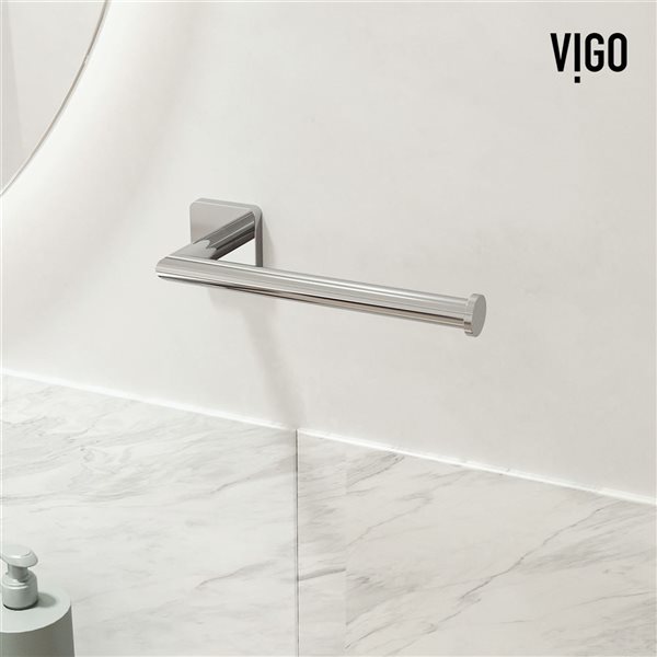VIGO Satro Bath Hardware Set 4-Piece - Chrome