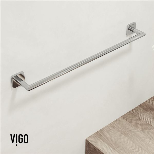 VIGO Satro Bath Hardware Set 4-Piece - Chrome