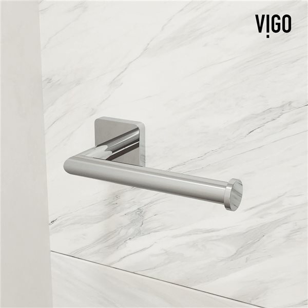 VIGO Satro Bath Hardware Set 4-Piece - Chrome