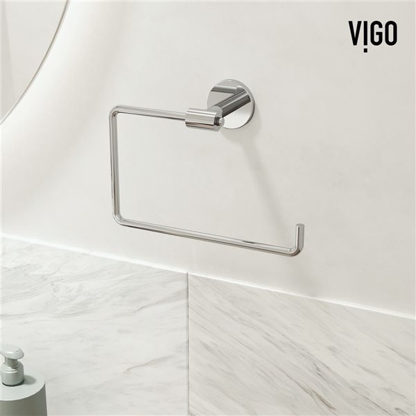 VIGO Elan Bath Hardware Set 3-Piece - Chrome