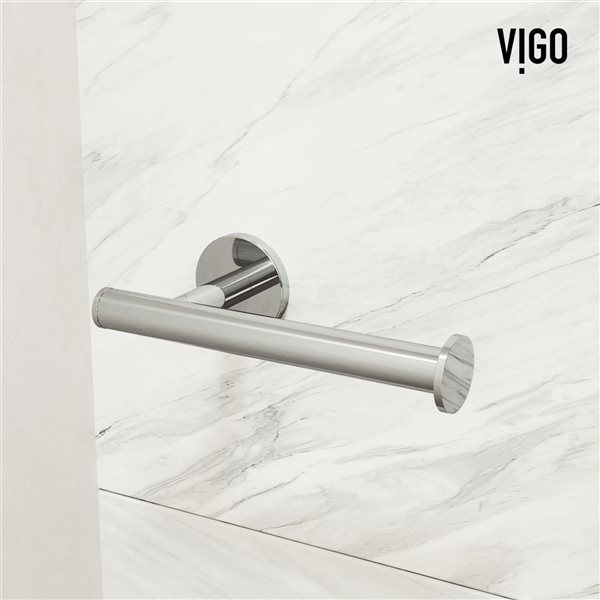 VIGO Elan Bath Hardware Set 3-Piece - Chrome