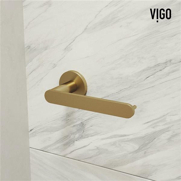 VIGO Arden Bath Hardware Set 3-Piece - Matte Brushed Gold