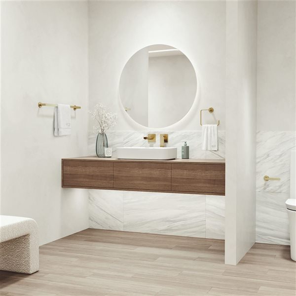 VIGO Arden Bath Hardware Set 3-Piece - Matte Brushed Gold