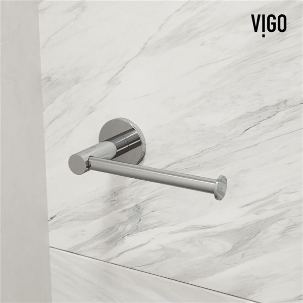 VIGO Cass Bath Hardware Set 3-Piece - Chrome