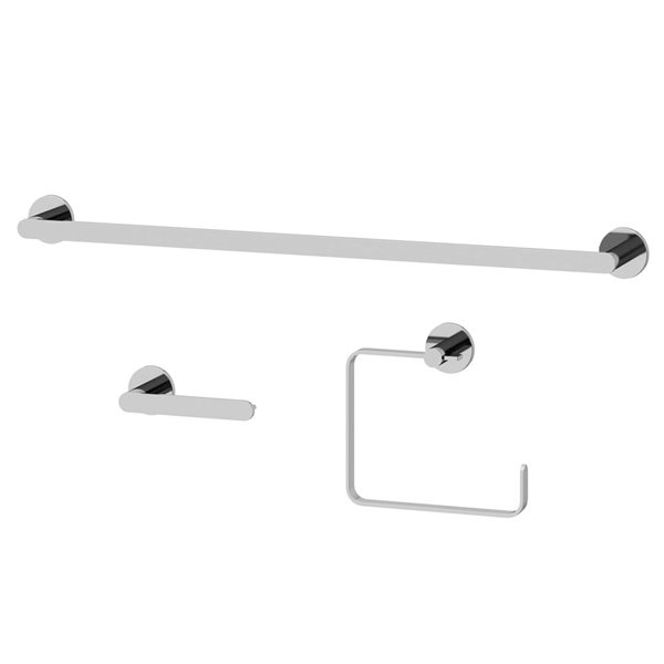 VIGO Arden Bath Hardware Set 3-Piece - Chrome