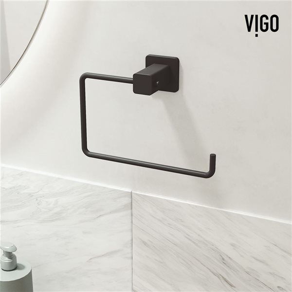 VIGO Meridian Bath Hardware Set 3-Piece - Matte Black