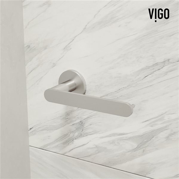 VIGO Arden Bath Hardware Set 4-Piece - Brushed Nickel