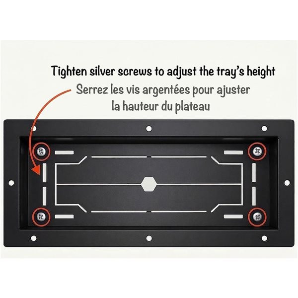 Khan Supply CO Undermount Steel Floor Vent 3 x 10-in with Flooring Inlay