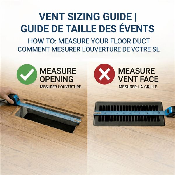 Khan Supply CO Drop-In Steel Floor Vent 4 x 12-in with Flooring Inlay - Black