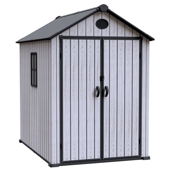 Arrow Garden Shed Resin 6 x 8-ft - Ash Grey