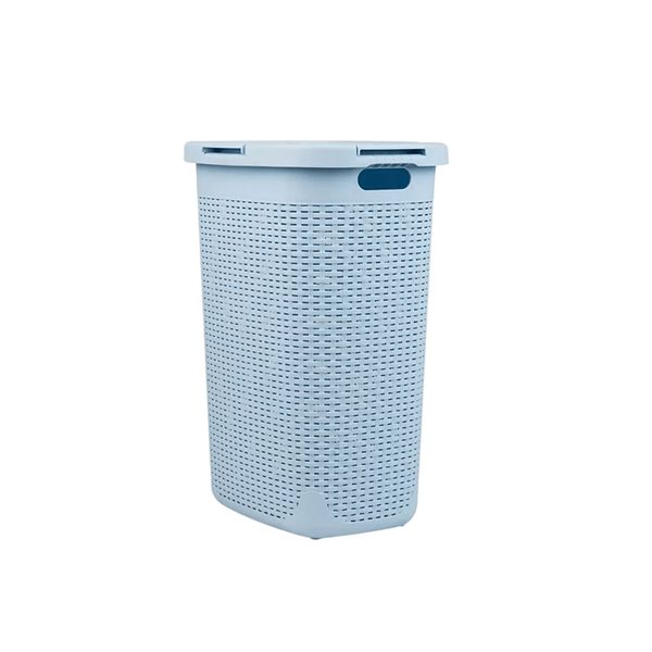Modern Homes Plastic Laundry Hamper 60 L - Sky Blue