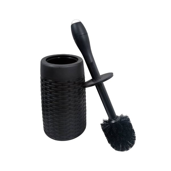 Modern Homes Magic Toilet Brush Plastic Round - Black