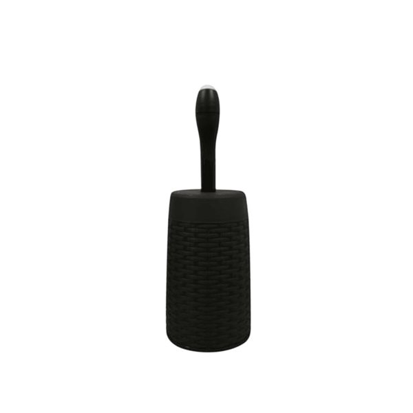 Modern Homes Magic Toilet Brush Plastic Round - Black