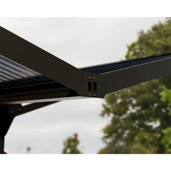 Palram by Canopia Sydney Apex Double Wings Carport Kit 20 x 20-ft