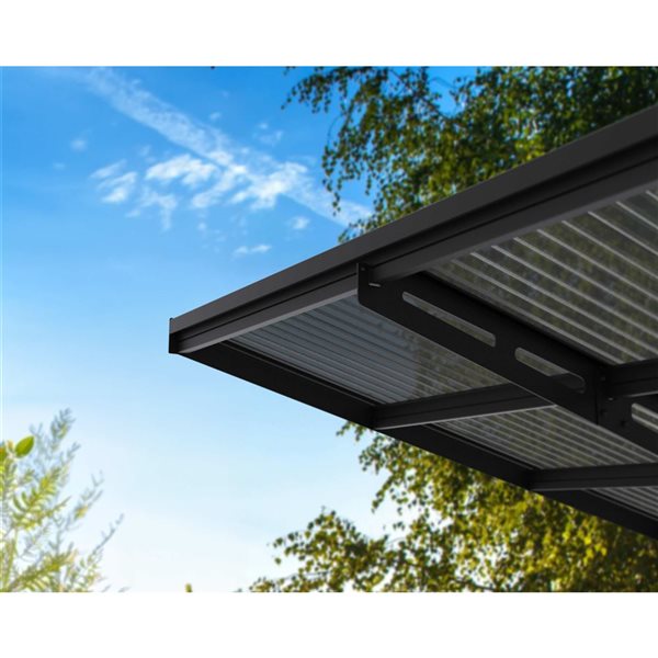 Palram by Canopia Sydney Apex Double Wings Carport Kit 20 x 20-ft