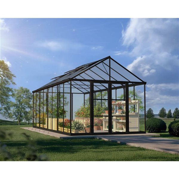 Canopia by Palram Aria Crystal Clear Greenhouse 10 x 20-ft