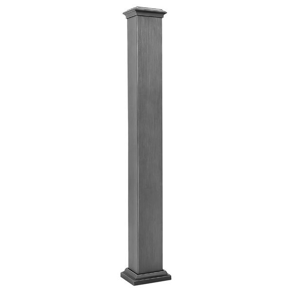 everhome Composite Railing Post 46-in - Graphite