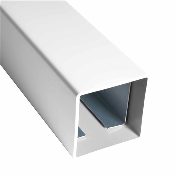 everhome Outdoor Railing Post 3.7-ft - White Vinyl