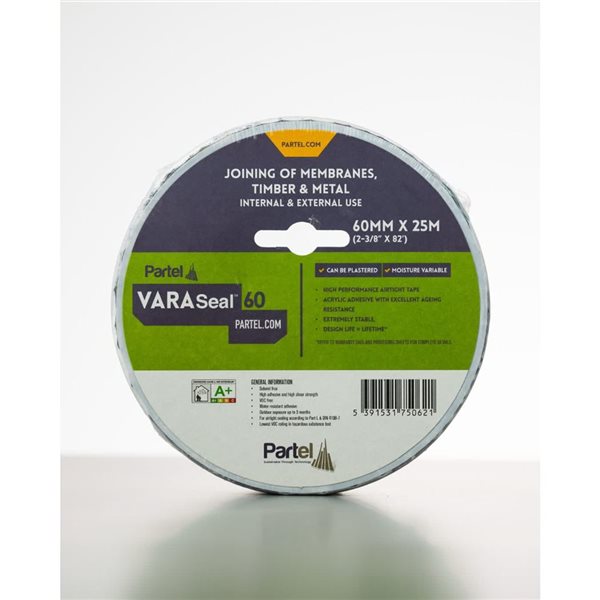 PARTEL Airtight Tape Vara Seal SL 80 1-in x 82-ft - 3-Pack
