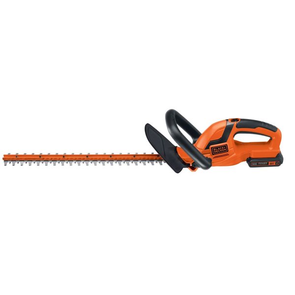 BLACK+DECKER Cordless Electric Hedge Trimmer 20 V - 22-in