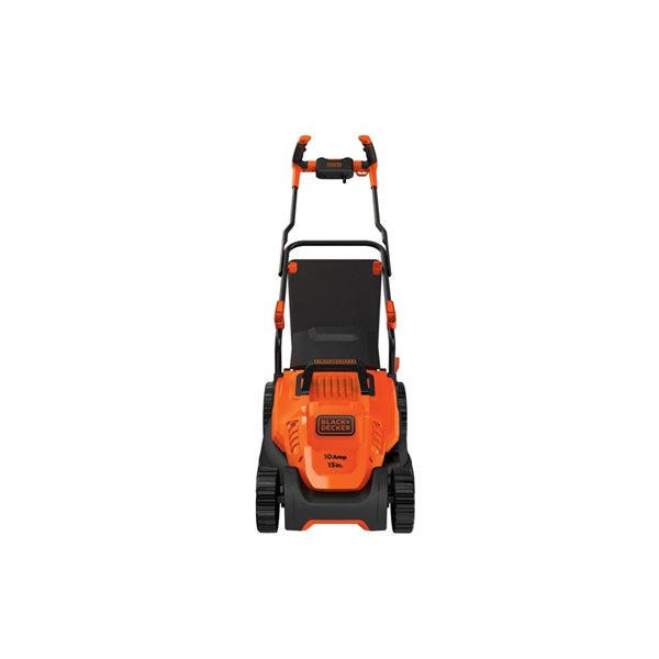 BLACK+DECKER Electric Corded Lawn Mower with Bike Handle 10 A - 15-in