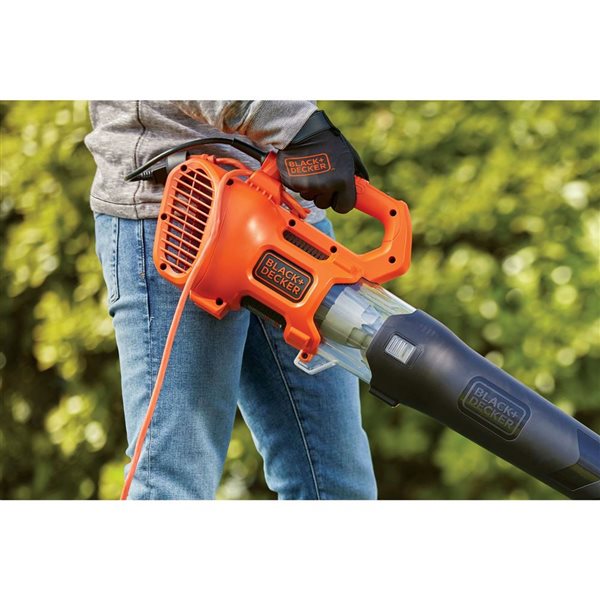 BLACK+DECKER Electric Axial Leaf Blower 9 A - 450 CFM - 140-mph