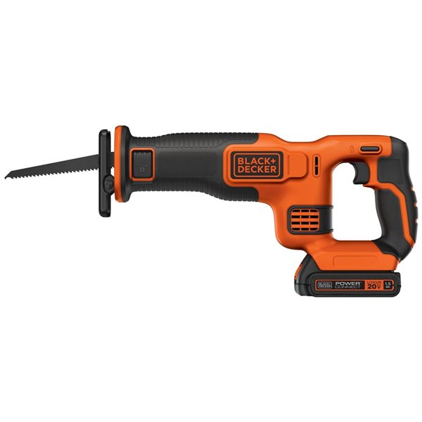 BLACK+DECKER Cordless Variable Speed Reciprocating Saw - 20 V