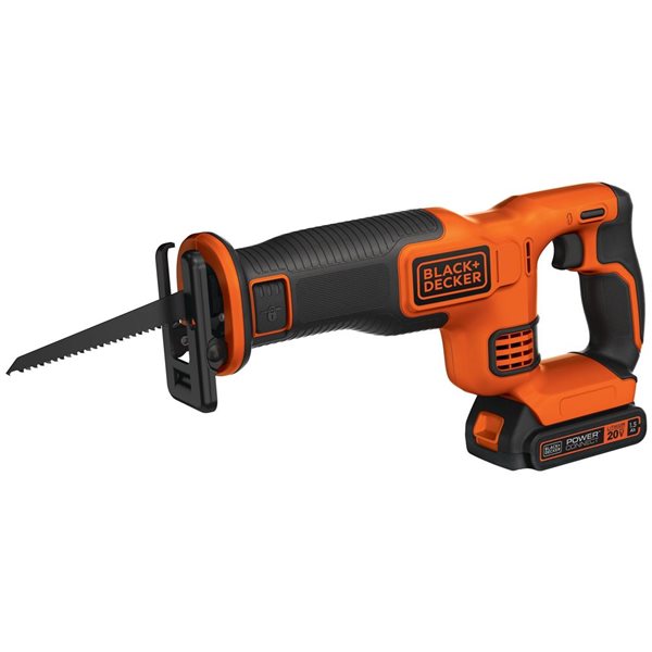 BLACK+DECKER Cordless Variable Speed Reciprocating Saw - 20 V