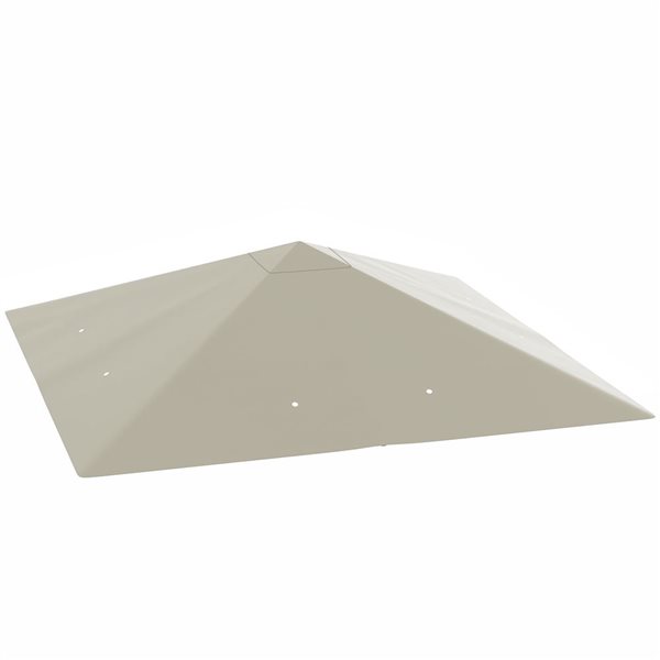 Outsunny Gazebo Canopy Replacement Cover 10 x 10-ft - Grey 84C-541V00LG ...