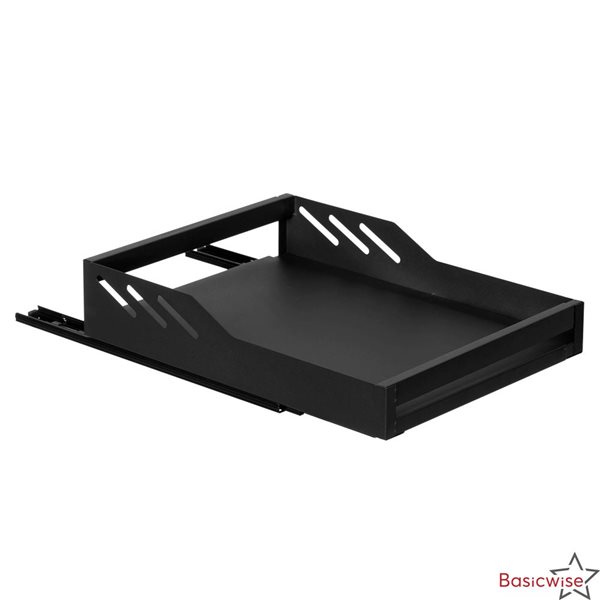Kitchen Rack Rona Set of 2 Basicwise Drawer Organizer Pull-Out Cabinet Storage Racks ...