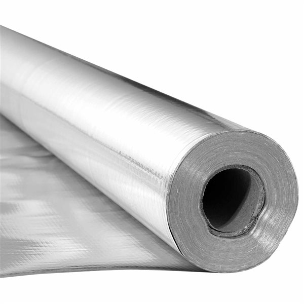 R14 Insulation Rona VEVOR Double Reflective Insulation Woven Fabric Roll 48-in x 125-ft ...