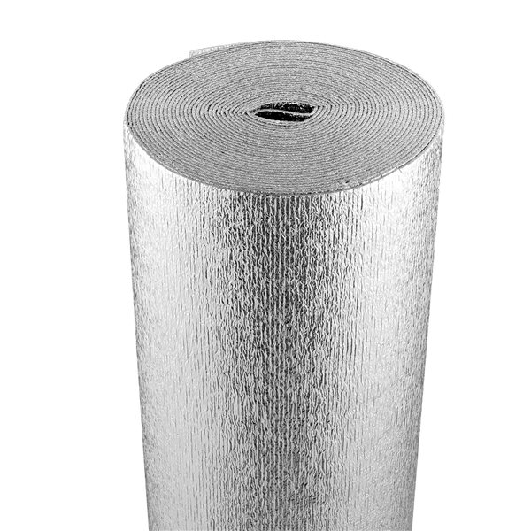 R14 Insulation Rona VEVOR Double Reflective Insulation Foam Core Roll 48-in x 11-in 50-ft ...