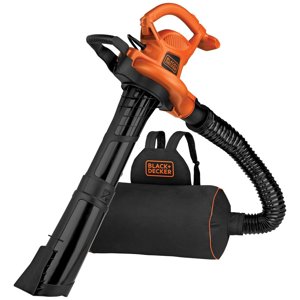BLACK+DECKER VACPACK 3-in-1 Leaf Blower Vacuum Mulcher 12-amp