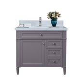 Vanité avec comptoir en quartz Golden Elite, 36