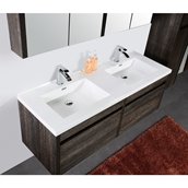 Vanité avec lavabo double Golden Elite, 60