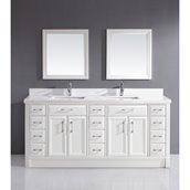 Vanité Calumet, comptoir en quartz, 75